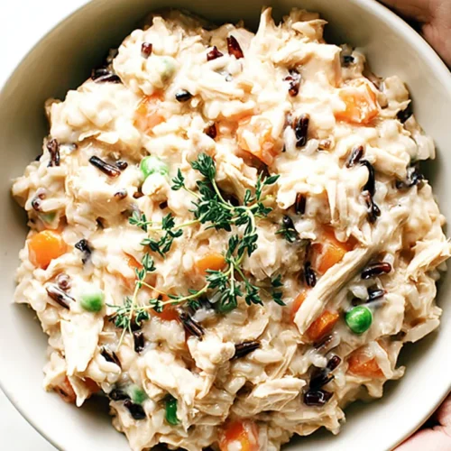 Creamy Slow Cooker Chicken Wild Rice Soup