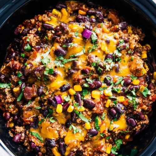 Easy Crockpot Cowboy Casserole Recipe - Family Favorite!