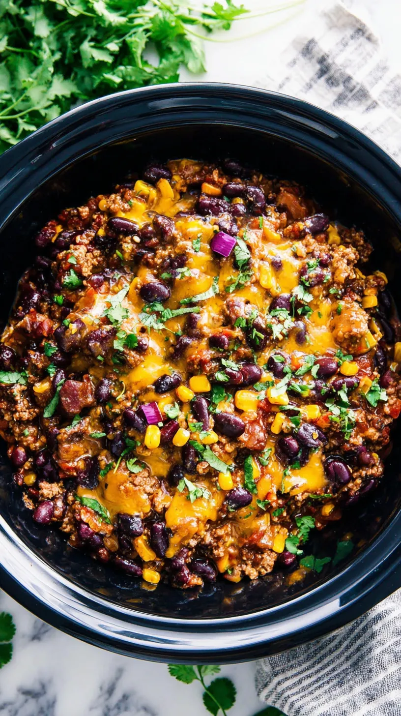 Easy Crockpot Cowboy Casserole Recipe - Family Favorite!