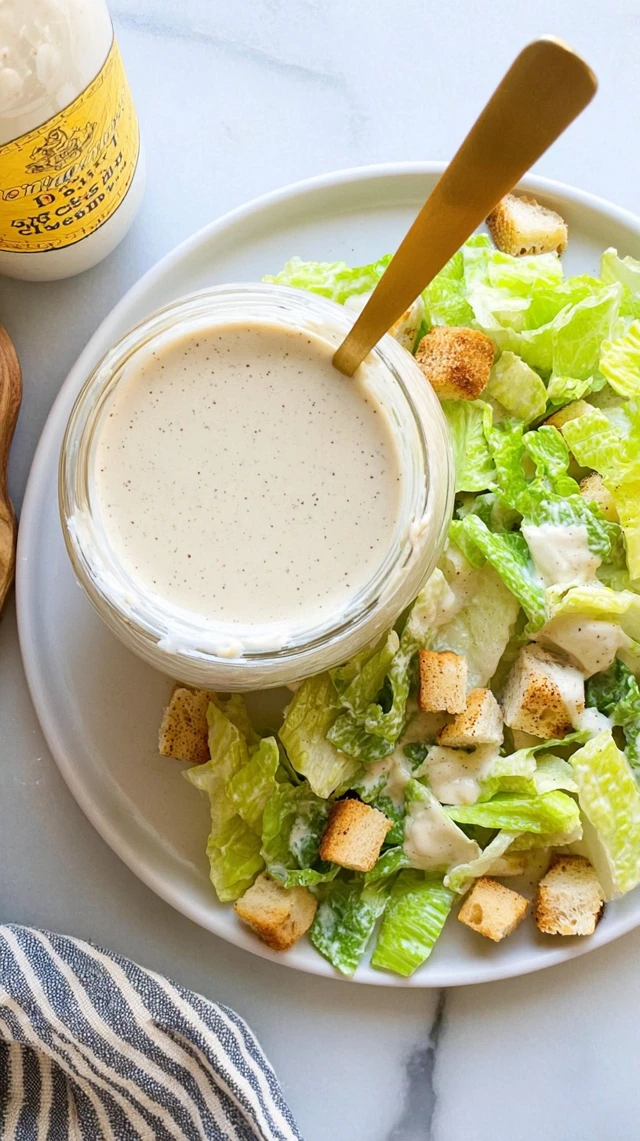 Easy 5-Minute Vegan Caesar Dressing