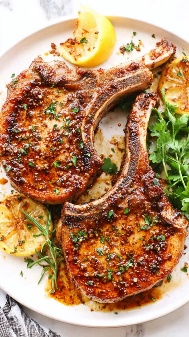 Juicy Baked Pork Chops