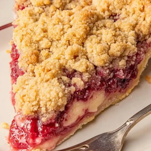 Best Strawberry Rhubarb Crumble Pie Recipe