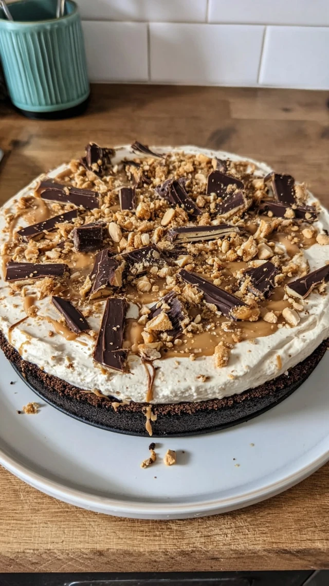 Healthy No-Bake Peanut butter Pie Recipe