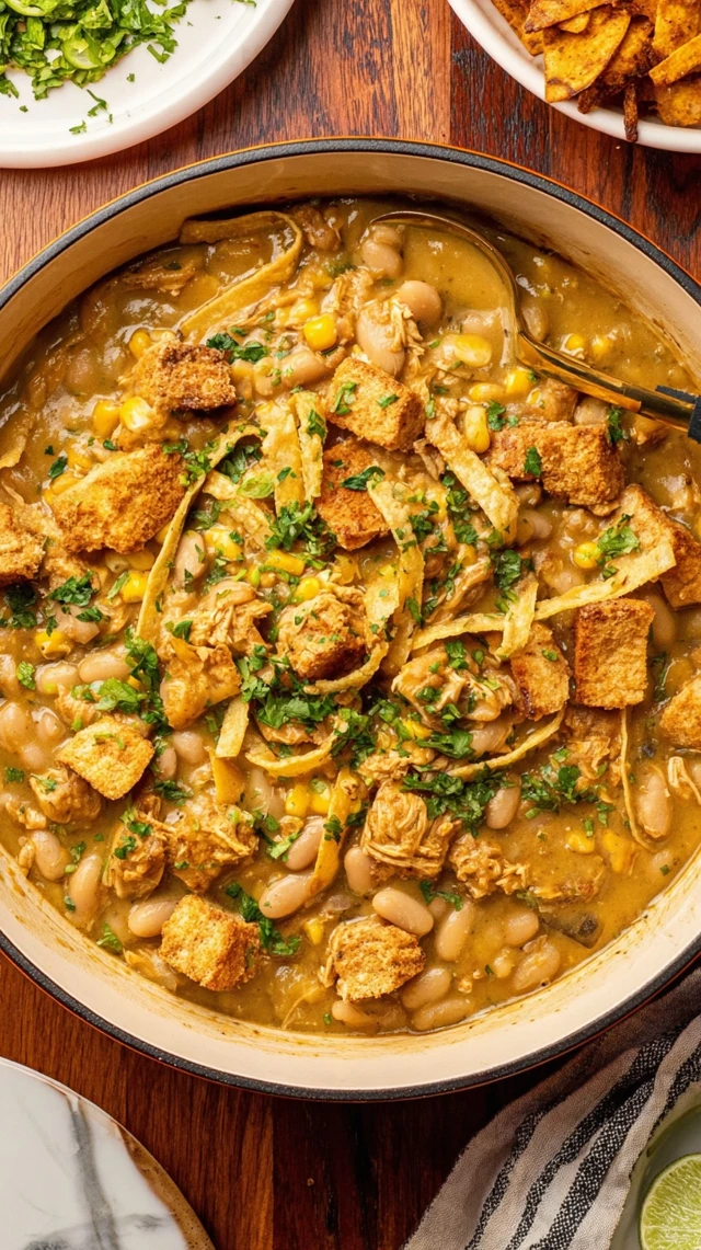 Creamy Vegetarian White Bean Chili