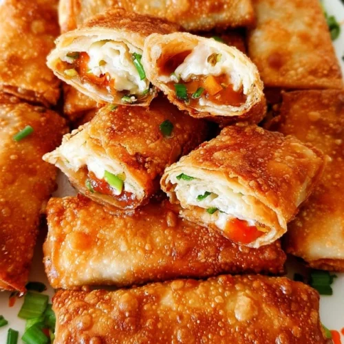 Crispy Oven Baked Egg Rolls Recipe