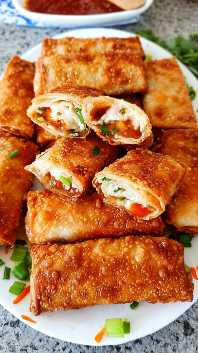 Crispy Oven Baked Egg Rolls Recipe