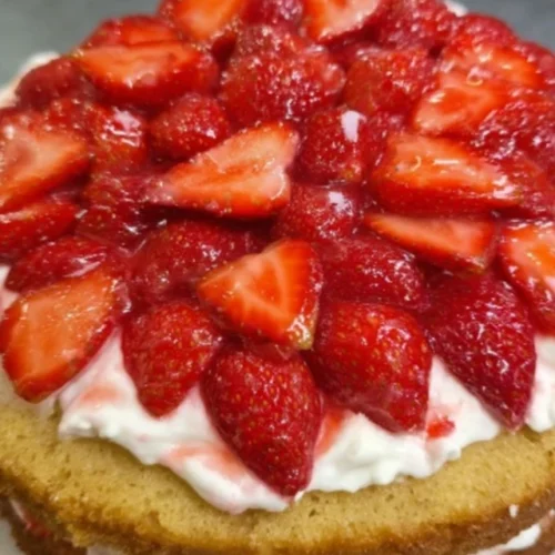 Strawberry Shortcake Cake
