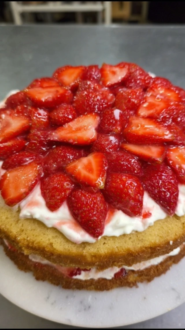 Strawberry Shortcake Cake