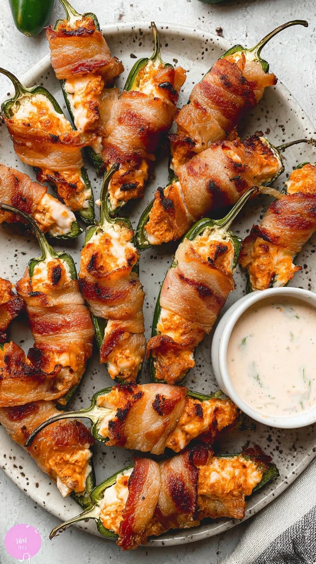 Air Fryer Keto Bacon Jalapeño Poppers