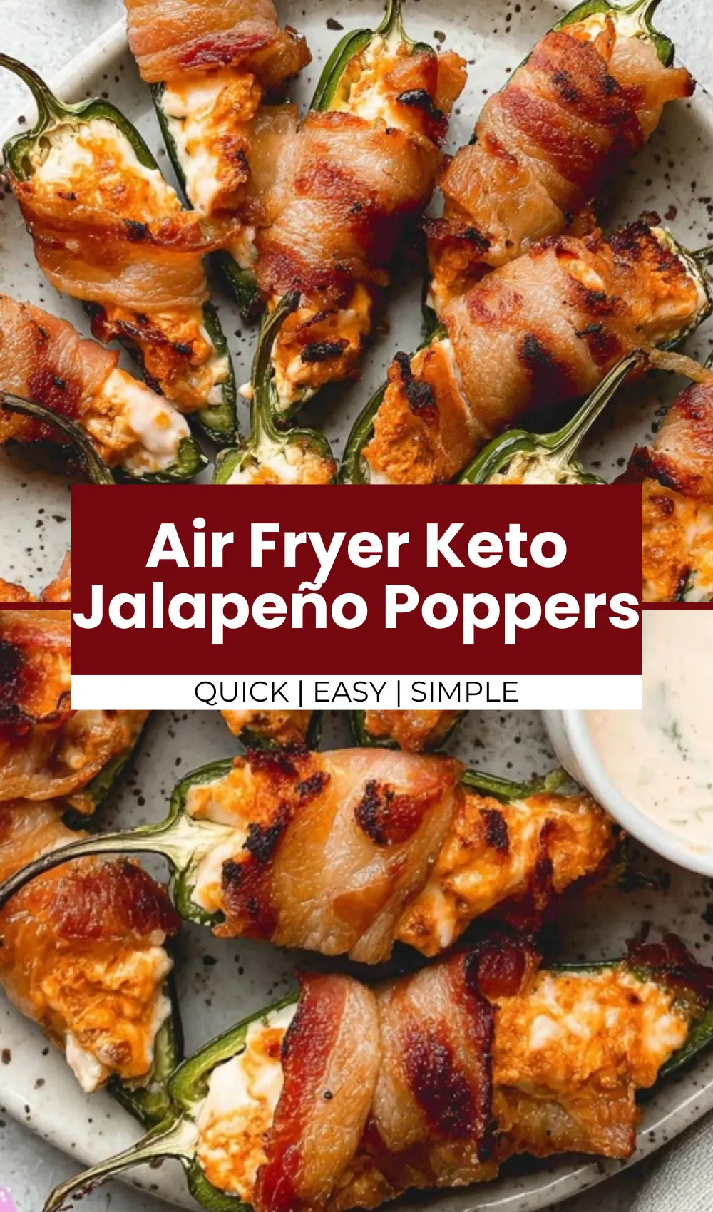 Air Fryer Keto Jalapeño Poppers