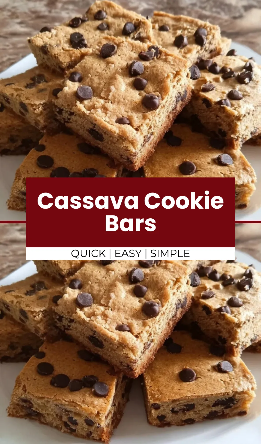 Cassava Cookie Bars